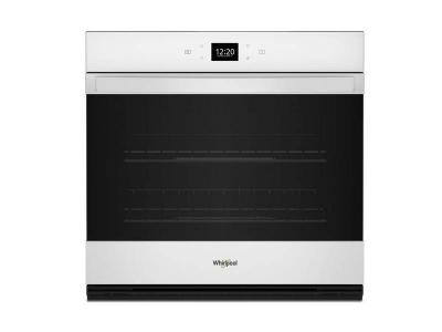 30" Whirlpool 5.0 Cu. Ft. Single Wall Oven with Air Fry When Connected - WOES5030LW