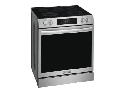 30" Frigidaire Gallery Electric Range with Stone-Baked Pizza - GCFE307CBF