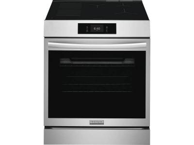 30" Frigidaire Gallery Front Control Induction Range with Stone-Baked Pizza - GCFI307CBF