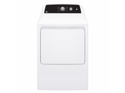 27" GE 6.2 Cu. Ft. Top Load Electric Dryer with SaniFresh Cycle White - GTX34EBMRWS