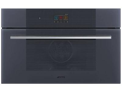 30" SMEG Linea Design Combi-Steam Electric Single Wall Oven  - SOCU3104SCG