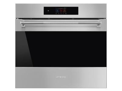 30" SMEG Fingerproof Stainless Steel Single Electric Wall Classic Oven - SOPU3304TPX