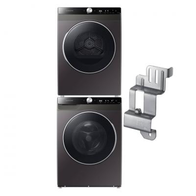 24" Samsung 2.5 Cu.Ft. Front Load Washer  4.0 Cu.Ft. Dryer and Stacking Kit - SK-DH-WW25B6900AX-DV25B6900EX
