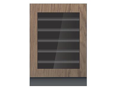 24" Jenn-Air Panel-Ready Built-In Undercounter Wine Cellar With Left Swing - JUWFL242HX