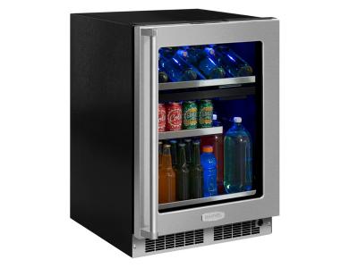 24" Marvel Professional Dual Zone Wine and Beverage Center - MP24WBG4RS