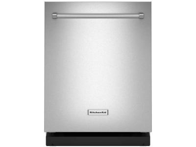 24" Kitchenaid 39 dBA PrintShield Finish Flush-to-Cabinet Dishwasher with FreeFlex Fit Third Level Rack - KDTF924PPS