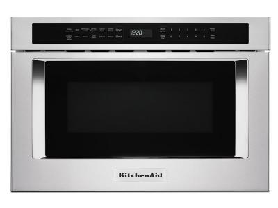 24" KitchenAid 1.2 Cu. Ft. Under-Counter Microwave Oven Drawer - KMBD104GSS