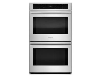 30" Monogram Double Wall Oven with Glass Touch Controls - ZET9550SHSS
