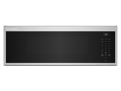 30" KitchenAid Over the Range 1.1 Cu. Ft. Smart Low Profile Microwave with Dual Fan Ventilation - YKMML550RPS
