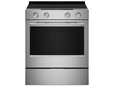 30" KitchenAid 5.3 Cu. Ft. Smart Slide-in Electric Range with Convection Cooking Modes - YKSES330SPS