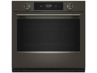 30" KitchenAid Smart Electric Single Wall Oven with Assisted Cooking Modes - KOES730SBE