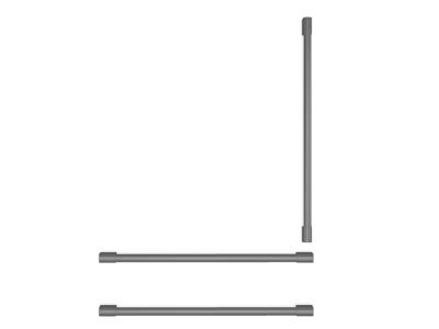 30" Monogram Integrated Refrigerators Statement Handle Kit Stainless Steel - ZKGC3H3PNSS