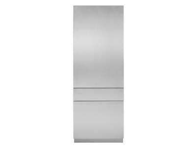 30" Monogram Integrated Refrigerator Stainless Steel Glass Door Panel - ZKGSN849NLH