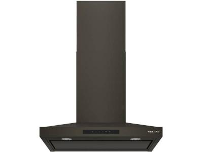 30" KitchenAid  Wall-Mount 4-Speed Canopy Hood - KVWC730SBE