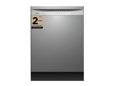 24" Midea Pocket Handle Dishwasher With Wi-Fi - MDF24P1AST