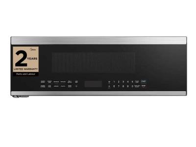 30" Midea 1.2 Cu. Ft. Slim Over-the-Range Microwave - MMO12S14ASTC