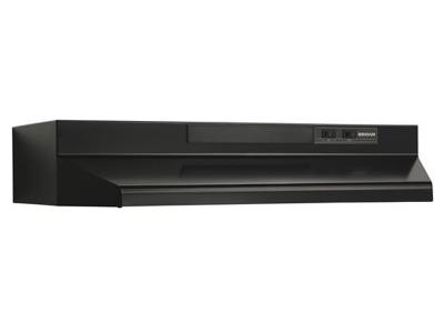 30" Broan 160 CFM Under Cabinet Range Hood In Black - BU230BL