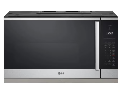LG 2.1 Cu. Ft. Smart Over-the-Range Microwave Oven with ExtendaVent 2.0 & EasyClean - MVEL2125X