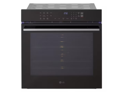 24" LG 3.0 Cu. Ft. Smart Compact Wall Oven with True Convection and Air Fry - WSED3023B