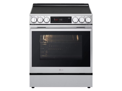 30" LG 6.3 Cu. Ft. Smart Electric Slide-in Range with InstaView ProBake Convection and Air Fry - LSEL6335XE