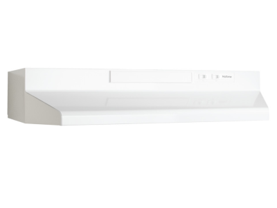 30" Broan NuTone NU2 Series Under-Cabinet Range Hood with 210 Max Blower CFM in White - NU230WW