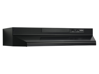30" Broan NuTone NU2 Series Under-Cabinet Range Hood with 230 Max Blower CFM 3.5 Sones in Black - NU230BL