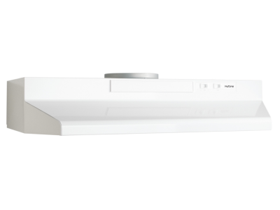24" Broan NuTone NU2 Series Under-Cabinet Range Hood with 210 Max Blower CFM in White - NU224WW