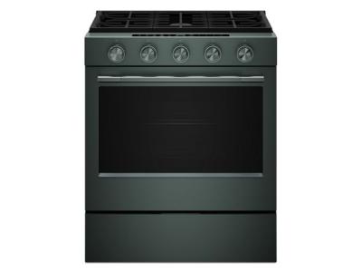 30" KitchenAid 5.0 Cu. Ft. Smart Slide-in Gas Range with Convection Cooking Modes and 2-in-1 Burner - KSGS530SJP