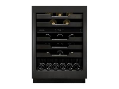24" Marathon Built-in Dual Zone Wine Cooler in Black Steel - M4-D200BLS