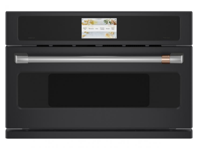 30" Cafe Smart Five in One Single Wall Oven with 120V Advantium Technology - CSB913P3VD1