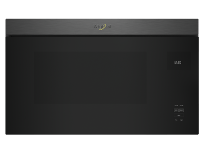 30" Whirlpool 1.1 Cu. Ft. Flush Mount Microwave with Turntable-Free Design in Black Stainless - YWMMF5930PV