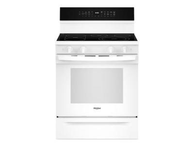 30" Whirlpool 5.3 Cu. Ft. Smart Electric Range with Air Cooking Technology - YWFES7530RW