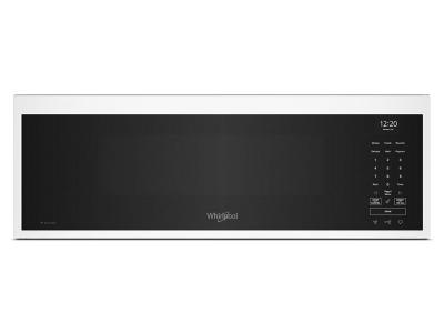 30" Whirlpool 1.1 Cu. Ft. Smart Low Profile Microwave Hood Combination with 450 CRM 4-Speed Venting - YWMML5530RW