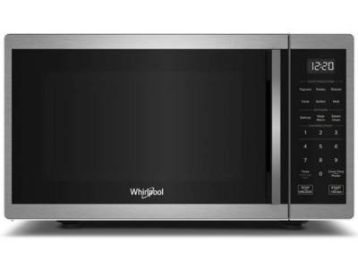 19" Whirlpool 0.9 cu. ft. Stainless Steel Countertop Microwave With Steam Clean  - WMCS3019RS