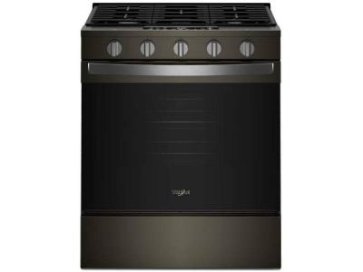 30" Whirlpool 5 Cu. Ft. Gas Range with Air Cooking Technology - WSGS5030SV