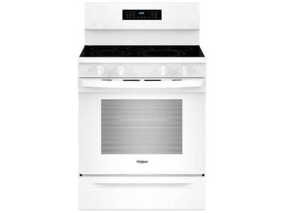 30" Whirlpool Electric Range with Air Cooking Technology and No Preheat Air Fry - YWFES7030SW
