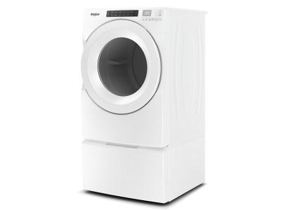 27" Whirlpool 7.4 Cu. Ft. Front Load Electric Dryer With Intiutitive Touch Controls - YWED5620HW